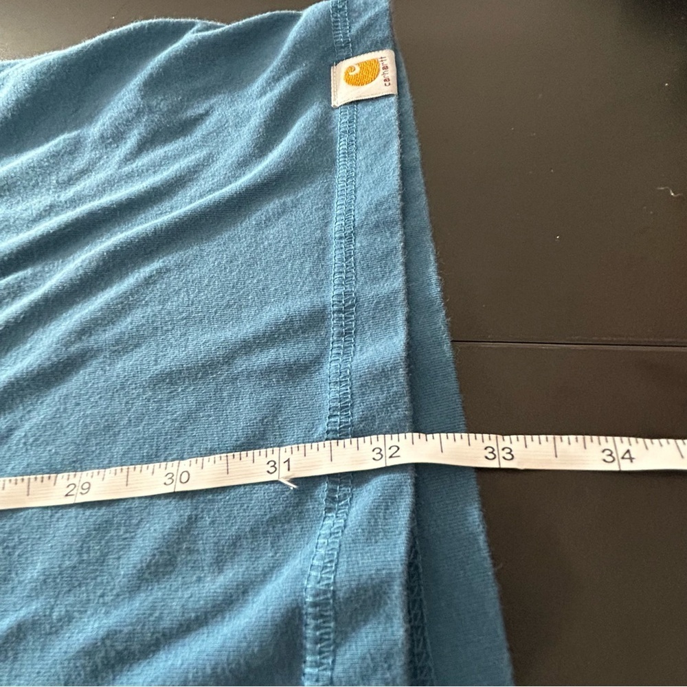 Carhartt Men's T-shirt Relaxed Fit "Force" Blue Green Size 3XL - Picture 6 of 8